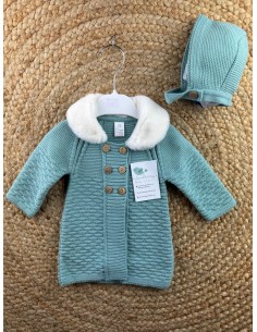 Abrigo Lana A5602 Verde