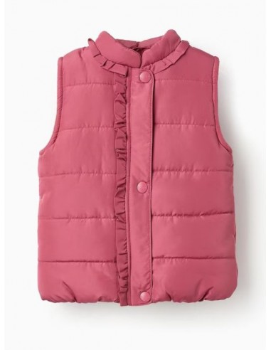 Vest Puffer Dark Pink ZY24003