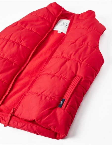 Vest Puffer Pes Red ZY24006