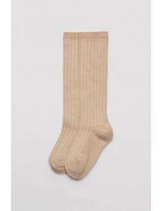 Calcetin Alto Canalé Isabel Mora 02856 Camel