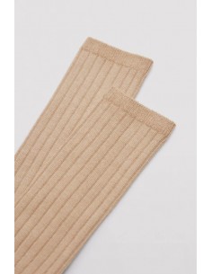 Calcetin Alto Canalé Isabel Mora 02856 Camel 2