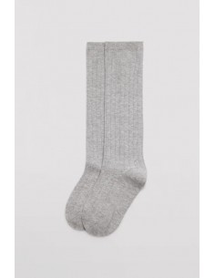 Calcetin Alto Canalé Isabel Mora 02856 Gris