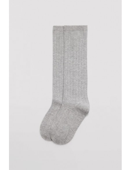 Calcetin Alto Canalé Isabel Mora 02856 Gris