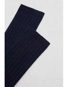 Calcetin Alto Canalé Isabel Mora 02856 Marino 2