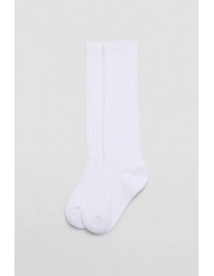 Calcetin Alto Canalé Isabel Mora Blanco 02856 2