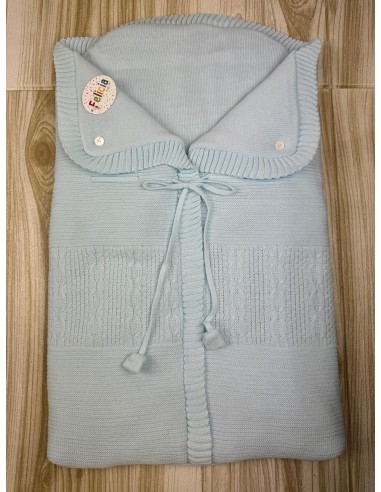Saco Lana AF9592 Celeste