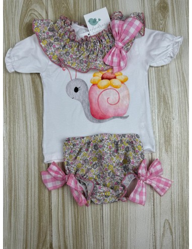 Conjunto Braguita Lazos Caracol 10385