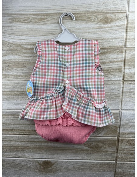 Jesusin Braguita Hilo AV40934 Coral/Blanco