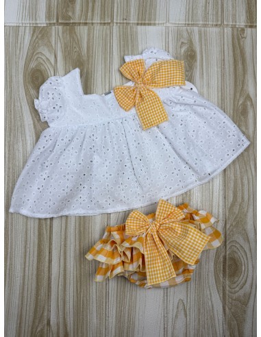 Conjunto Mariela Perforado Vichy