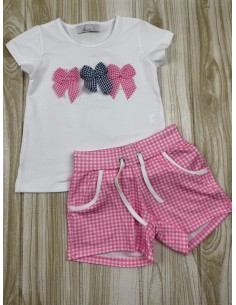 Conjunto Short Lazos Vichy