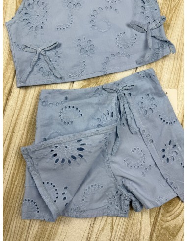 Conjunto Falda Pantalón Perforado
