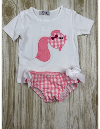 Conjunto Baño Niña Pez Globo 75