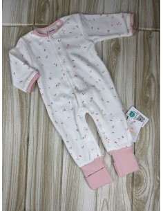 Pelele Manga Larga Rosa Palo 250049