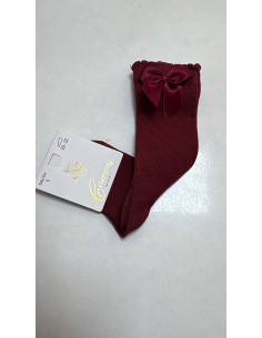 Calcetin Jc Algodon Lazo 55000 Vino