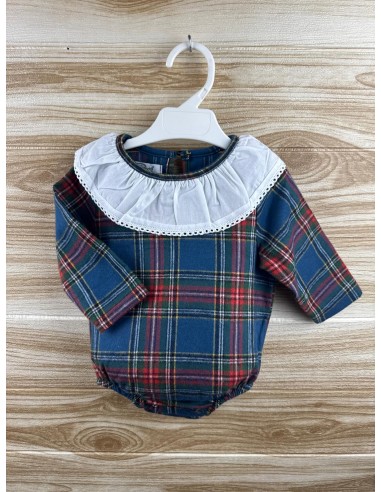 Pelele Cuadros Azul 220