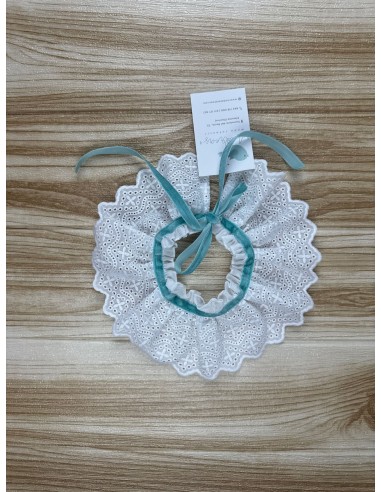 Cuello Bordado Modelo 7 Verde Empolvado