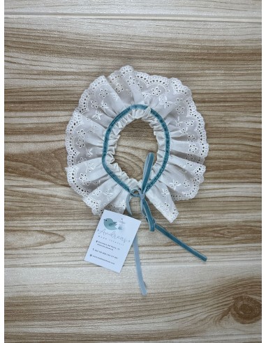 Cuello Bordado Modelo 6 Cielo