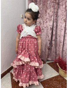 Vestido Flamenca Maquillaje Lunar Nude