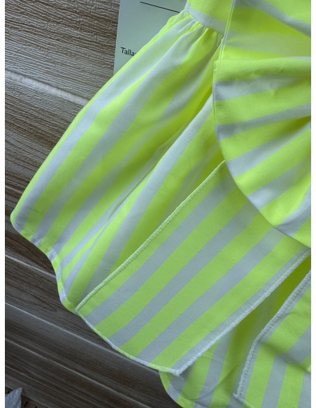 Jesusin Rayas Fluor Amarillo 27111 (Talla 6, 7 y 8 sin braguitas)