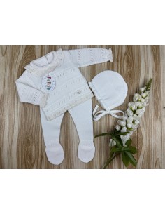 Conjunto Hilo AF9806 Blanco/Blanco Rayon
