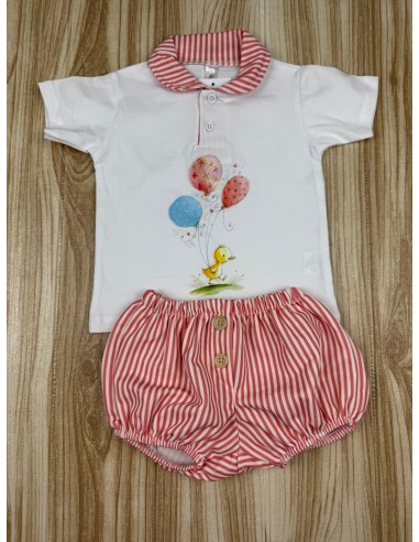 Conjunto Braguita Patito Globos 10817