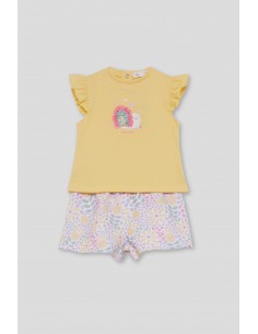Conjunto Niña 263014 Amarillo Estampado