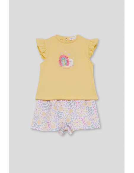 Conjunto Niña 263014 Amarillo Estampado