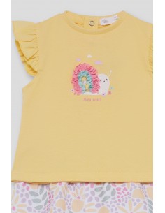 Conjunto Niña 263014 Amarillo Estampado 2