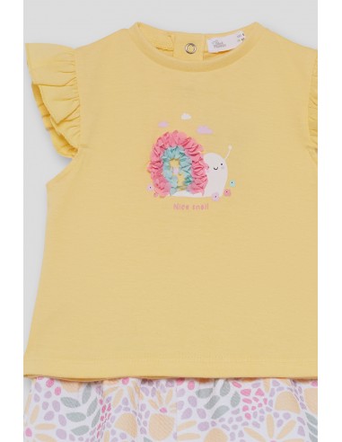 Conjunto Niña 263014 Amarillo Estampado