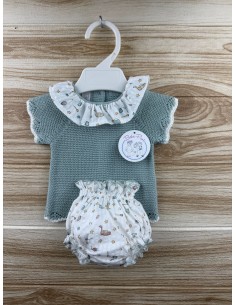 Conjunto Hilo 26324 Verde Empolvado