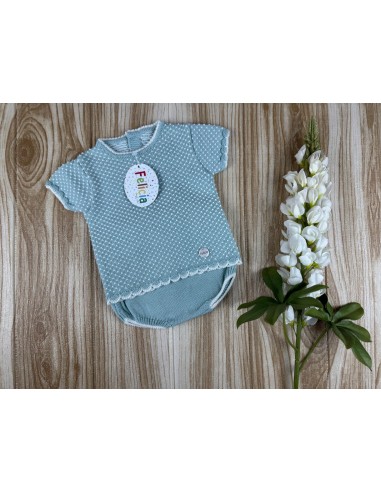 Conjunto Hilo AF9851 Verde Menta/Crudo