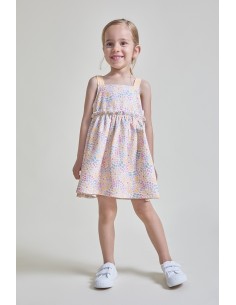 Vestido Niña Estampado Amarillo 263010 2