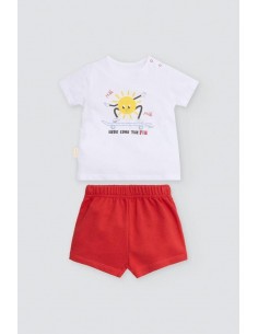 Conjunto Bebe Manga Corta 25628 2