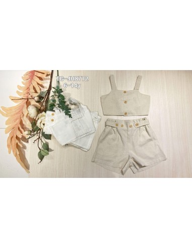 Conjunto Niña TG-JH8772 Blanco