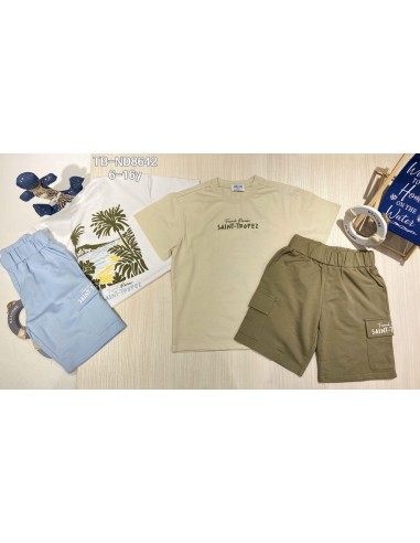 Conjunto Niño TB-ND8642 Blanco/Celeste
