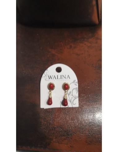 Pendiente Pequeño Burdeos