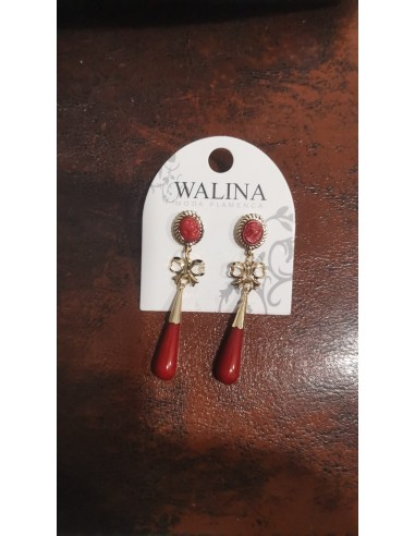 Pendiente Grande Burdeos