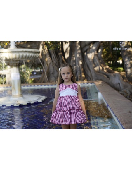 Vestido DBB Vichy Rojo 27302