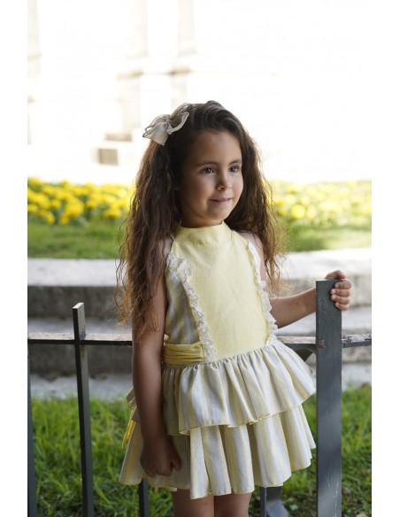 Vestido DBB Rayas Amarillo 27403
