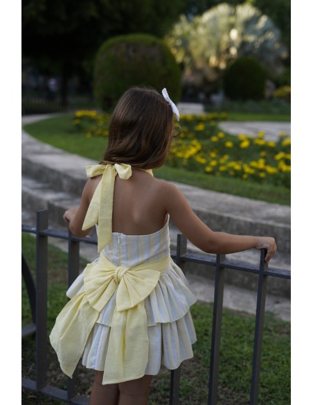 Vestido DBB Rayas Amarillo 27403