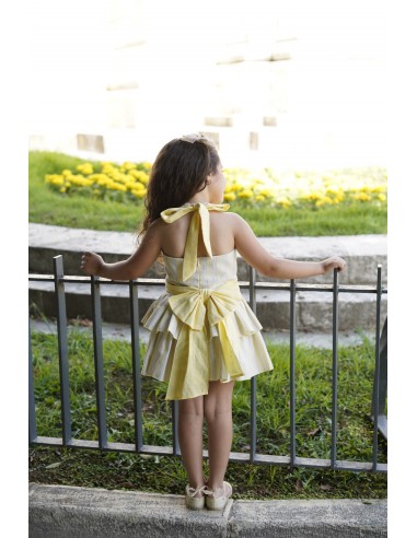 Vestido DBB Rayas Amarillo 27403