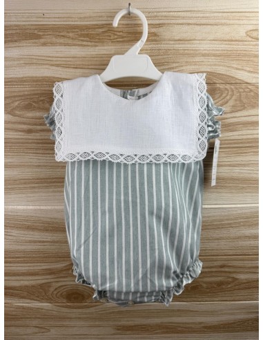 Pelele Rayas Verde 27157