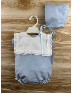 Pelele Celeste Empolvado 27164