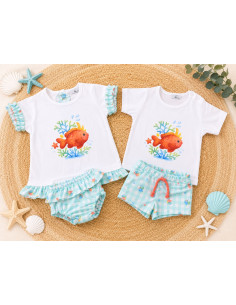 Conjunto Baño Niña Pez 10923