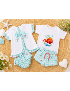 Conjunto Baño Niña Pez 10923 2