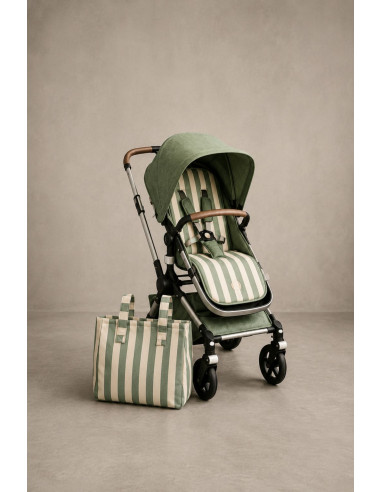 Colchoneta + Bolso Universal Rayas