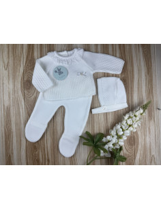 Conjunto Polaina Lana 26C2000 Blanco 2