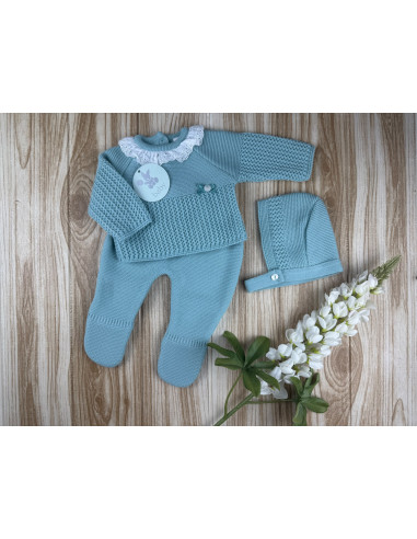 Conjunto Polaina Lana 26C2000 Verde Empolvado