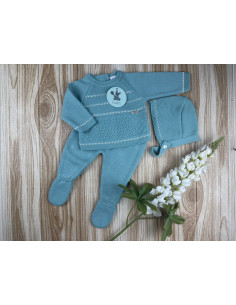 Conjunto Polaina Lana 26C2013 Verde Empolvado