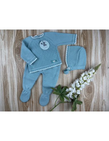 Conjunto Polaina Lana 26C2020 Verde Empolvado